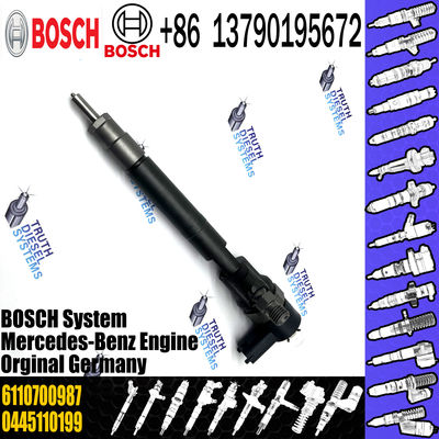 High Quality China Made New 0445110100 c7 injector 0 445 110 100 for OE A6110701387 A6110700987 Diesel Engine