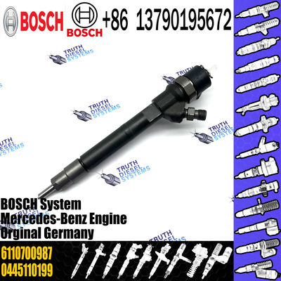 High Quality China Made New 0445110100 c7 injector 0 445 110 100 for OE A6110701387 A6110700987 Diesel Engine