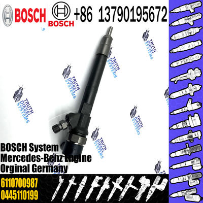 High Quality China Made New 0445110100 c7 injector 0 445 110 100 for OE A6110701387 A6110700987 Diesel Engine