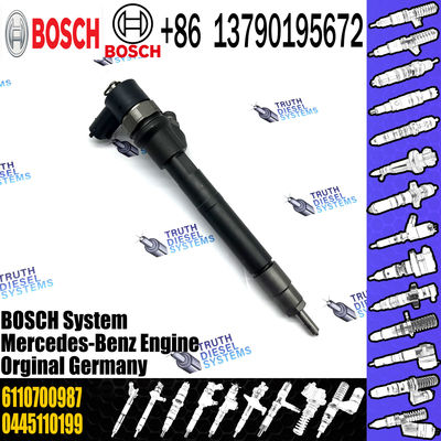 High Quality China Made New 0445110100 c7 injector 0 445 110 100 for OE A6110701387 A6110700987 Diesel Engine