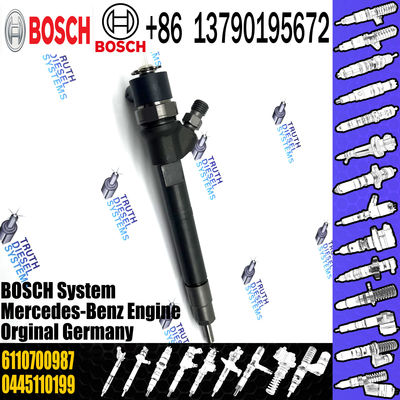 High Quality China Made New 0445110100 c7 injector 0 445 110 100 for OE A6110701387 A6110700987 Diesel Engine
