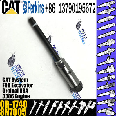 Fuel Injector 8N7005 0R-1740 0R-3418 For Caterpillar Excavator Engine 3304 3304B 3306B 3306