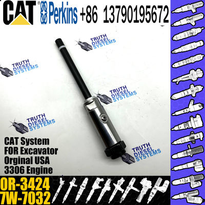 4W7032 Fuel Injector Parts 0R1747 0R-3424 3406C 3406B Caterpillar