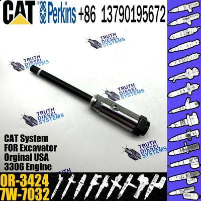 4W7032 Fuel Injector Parts 0R1747 0R-3424 3406C 3406B Caterpillar