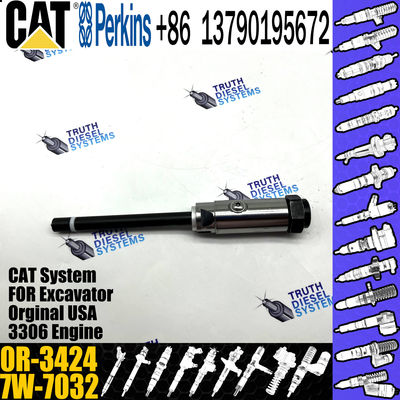 4W7032 Fuel Injector Parts 0R1747 0R-3424 3406C 3406B Caterpillar