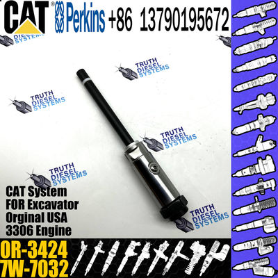 4W7032 Fuel Injector Parts 0R1747 0R-3424 3406C 3406B Caterpillar