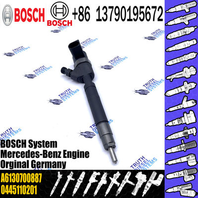 original common rail injector 0445110201 diesel fuel injector A6130700887 for Sprinter Vito