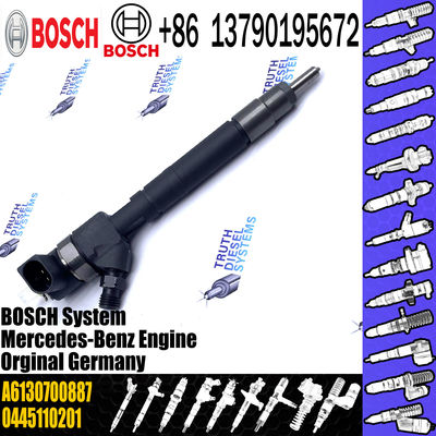 original common rail injector 0445110201 diesel fuel injector A6130700887 for Sprinter Vito