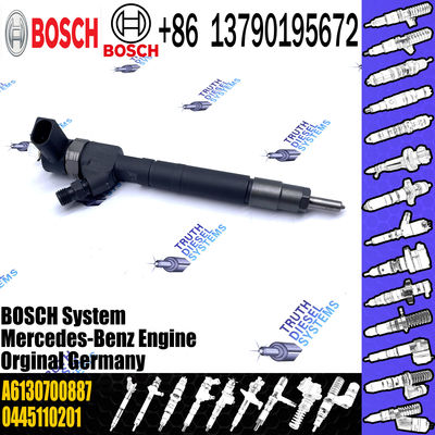 original common rail injector 0445110201 diesel fuel injector A6130700887 for Sprinter Vito