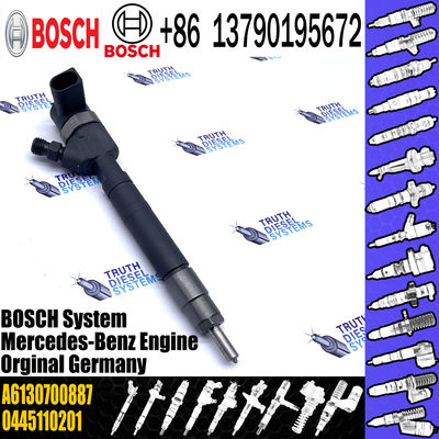 original common rail injector 0445110201 diesel fuel injector A6130700887 for Sprinter Vito