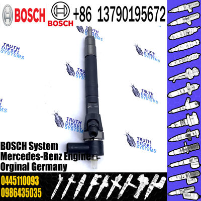 0 445 110 093 0445 110 093 Genuine Common Rail Injector 0445110093 0986435035 6280700387 A6280700387 Fuel Injector