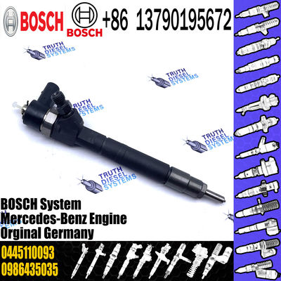0 445 110 093 0445 110 093 Genuine Common Rail Injector 0445110093 0986435035 6280700387 A6280700387 Fuel Injector
