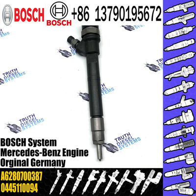 0 445 110 093 0445 110 093 Genuine Common Rail Injector 0445110093 0986435035 6280700387 A6280700387 Fuel Injector