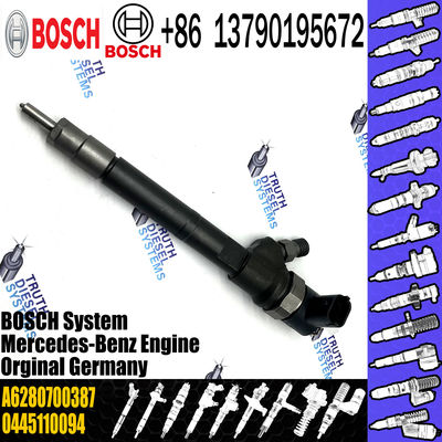 0 445 110 093 0445 110 093 Genuine Common Rail Injector 0445110093 0986435035 6280700387 A6280700387 Fuel Injector