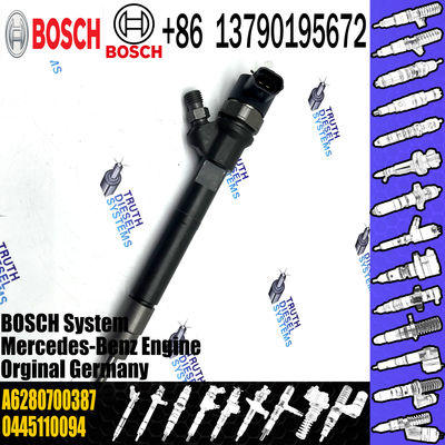 0 445 110 093 0445 110 093 Genuine Common Rail Injector 0445110093 0986435035 6280700387 A6280700387 Fuel Injector