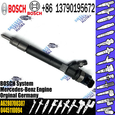 0 445 110 093 0445 110 093 Genuine Common Rail Injector 0445110093 0986435035 6280700387 A6280700387 Fuel Injector
