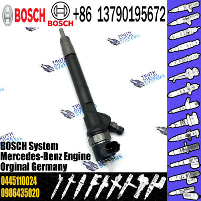 0445 110 024 original fuel injector 0 445 110 024 auto part diesel injector MB 6110700587 0445110024 for Sprinter Vito