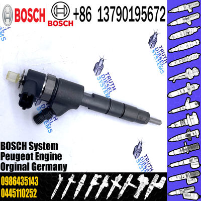 Hot-Sale Common Rail Diesel Fuel Injector 0445110252 0986435143 with Good-Quality