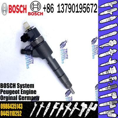 Hot-Sale Common Rail Diesel Fuel Injector 0445110252 0986435143 with Good-Quality