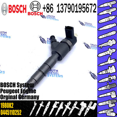 Fuel Injector 0445 110 252 0445110252 0986435143 Diesel Injection 1980K2 96565889 9656588980 0 445 110 252