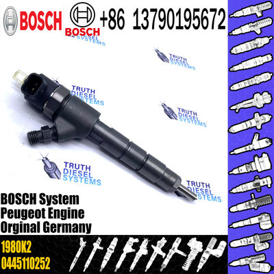 Fuel Injector 0445 110 252 0445110252 0986435143 Diesel Injection 1980K2 96565889 9656588980 0 445 110 252