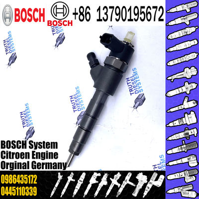 Fuel Injectors 0 445 110 338 0 445 110 339 High Pressure Fuel Injector 0986435172 0445110338 0445110339