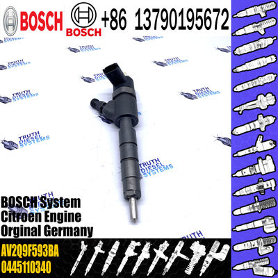 BOSCH Diesel Common Rail Fuel Injector Nozzle 0445110340 0986435203 1980 S596870 69280 AV2Q9F593BA for Ford Fiesta 1.6d