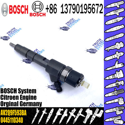 BOSCH Diesel Common Rail Fuel Injector Nozzle 0445110340 0986435203 1980 S596870 69280 AV2Q9F593BA for Ford Fiesta 1.6d