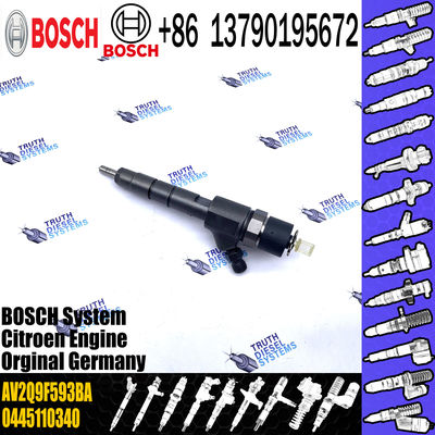 BOSCH Diesel Common Rail Fuel Injector Nozzle 0445110340 0986435203 1980 S596870 69280 AV2Q9F593BA for Ford Fiesta 1.6d