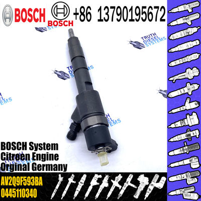 BOSCH Diesel Common Rail Fuel Injector Nozzle 0445110340 0986435203 1980 S596870 69280 AV2Q9F593BA for Ford Fiesta 1.6d