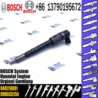 New Diesel Fuel Injector Common Rail Injector Assembly 0445110092 0445110091 for Hyundai Kia Sorento 2002-2009