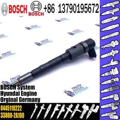 Fuel Injector 0 445 110 221 0 445 110 222 Diesel Injector Parts 0986435160 0445110221 0445110222 for HYUNDAI/KIA