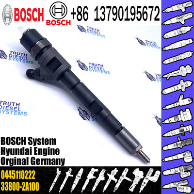 Fuel Injector 0 445 110 221 0 445 110 222 Diesel Injector Parts 0986435160 0445110221 0445110222 for HYUNDAI/KIA