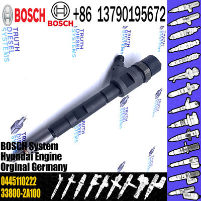 Fuel Injector 0 445 110 221 0 445 110 222 Diesel Injector Parts 0986435160 0445110221 0445110222 for HYUNDAI/KIA