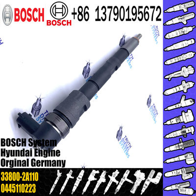 0445 110 223 33800-2A110 Auto Fuel Injector 0 445 110 223 Engine Parts Injection 0445110223 for Hyundai