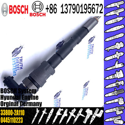 0445 110 223 33800-2A110 Auto Fuel Injector 0 445 110 223 Engine Parts Injection 0445110223 for Hyundai