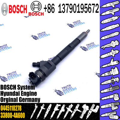 common rail injector 0445110277 33800-4A600 injector for Hyundai H-1 fuel injector nozzle 0445110274 33800-4A600