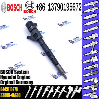 common rail injector 0445110277 33800-4A600 injector for Hyundai H-1 fuel injector nozzle 0445110274 33800-4A600