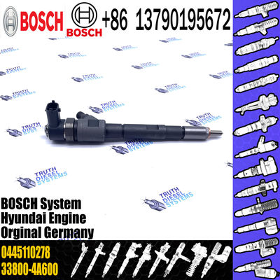 common rail injector 0445110277 33800-4A600 injector for Hyundai H-1 fuel injector nozzle 0445110274 33800-4A600