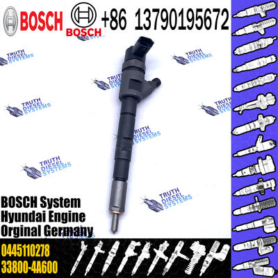 common rail injector 0445110277 33800-4A600 injector for Hyundai H-1 fuel injector nozzle 0445110274 33800-4A600