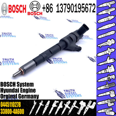 common rail injector 0445110277 33800-4A600 injector for Hyundai H-1 fuel injector nozzle 0445110274 33800-4A600