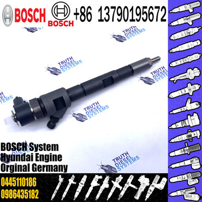 High Quality New Diesel Fuel Injector 0445110186 For HYUNDAI H-1/KIA SORENTO 2.5 CRDi