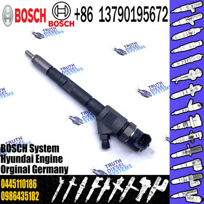 High Quality New Diesel Fuel Injector 0445110186 For HYUNDAI H-1/KIA SORENTO 2.5 CRDi
