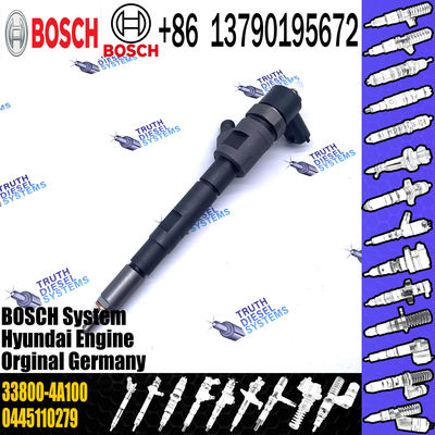 Common rail injector 33800-4A100 0445110279 fuel injector 33800-4A000 33800-4A100 for Hyundai Kia