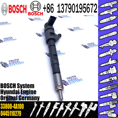 Common rail injector 33800-4A100 0445110279 fuel injector 33800-4A000 33800-4A100 for Hyundai Kia