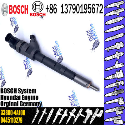 Common rail injector 33800-4A100 0445110279 fuel injector 33800-4A000 33800-4A100 for Hyundai Kia