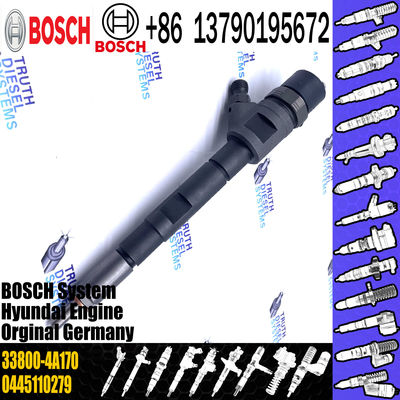 Common rail diesel fuel injector 0445110186 0445110279 for 33800-4A000 33800-4A150 33800-4A160 33800-4A170