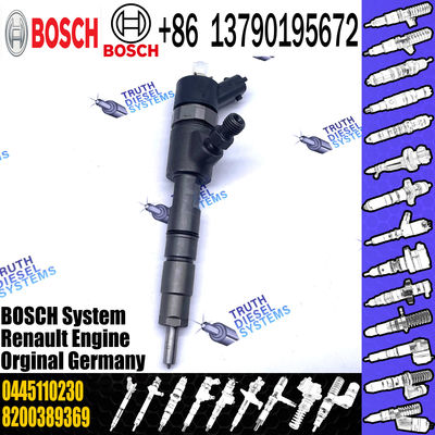 Diesel Common Rail Fuel Injector 0445110230 for nozzle DLLA143P1448 with valve F00VC01317