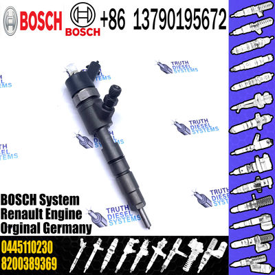 Diesel Common Rail Fuel Injector 0445110230 for nozzle DLLA143P1448 with valve F00VC01317