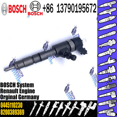 Diesel Common Rail Fuel Injector 0445110230 for nozzle DLLA143P1448 with valve F00VC01317